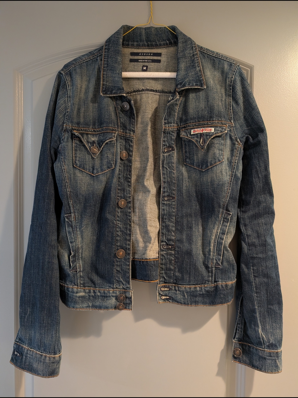 Hudson Made in USA Denim Jacket | Size M